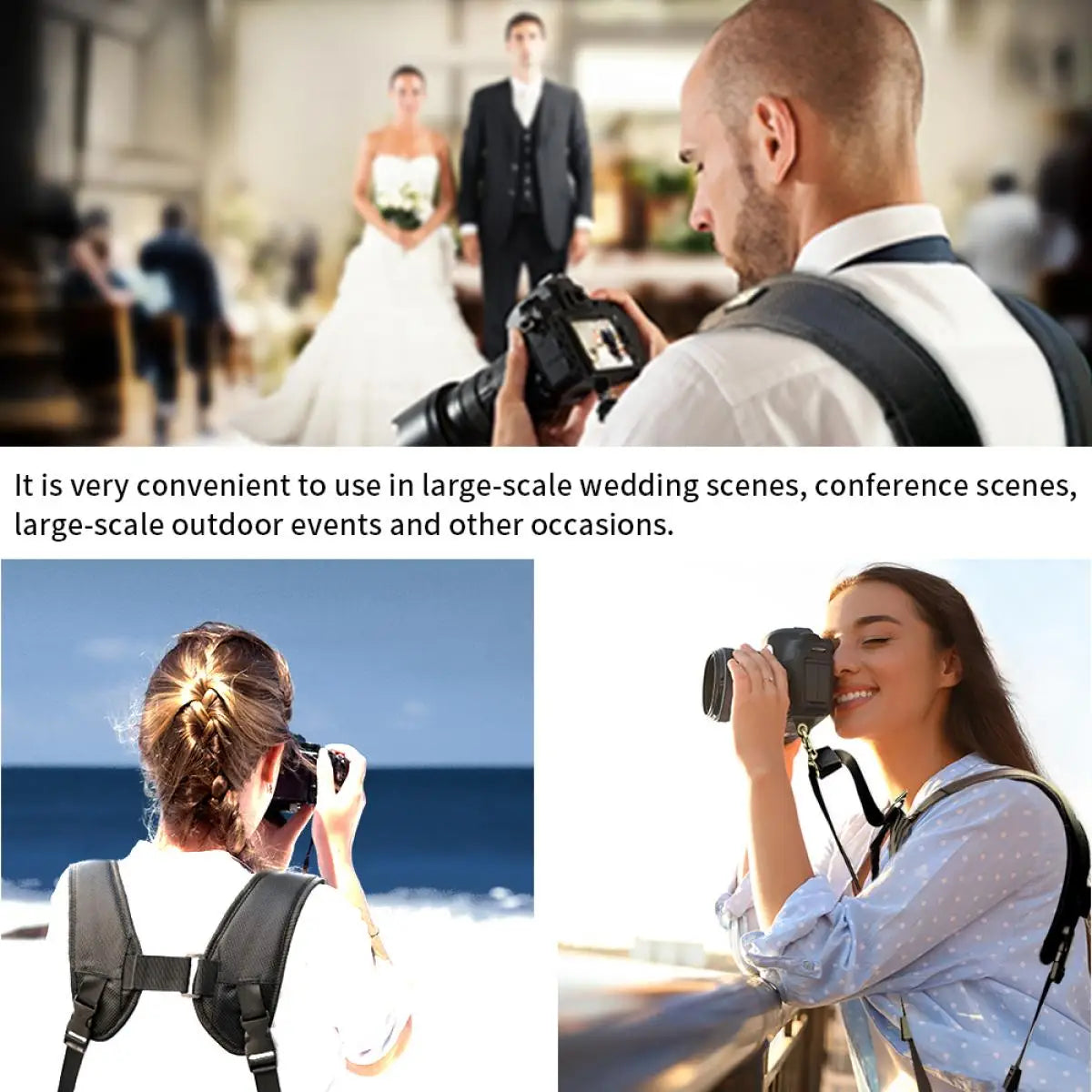 JOUG – Harnais double sangle pour appareil photo