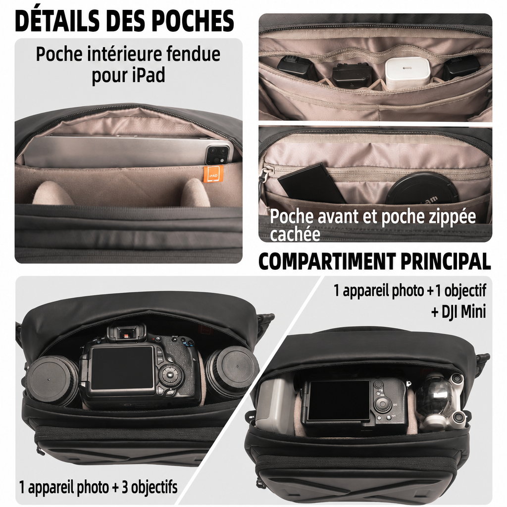 XSLR - Sac bandoulière pour appareil photo